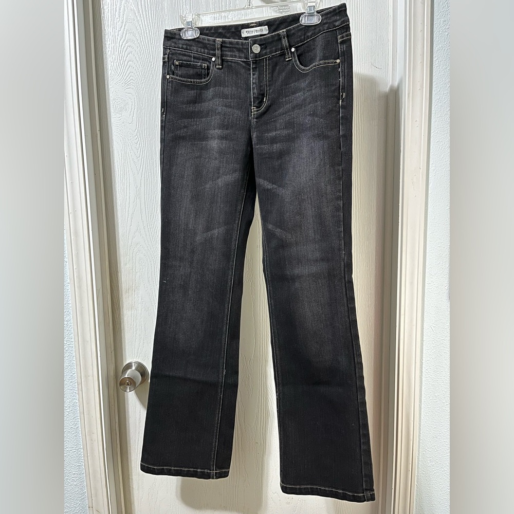 White House Black Market Dark Wash Boot Cut Jeans